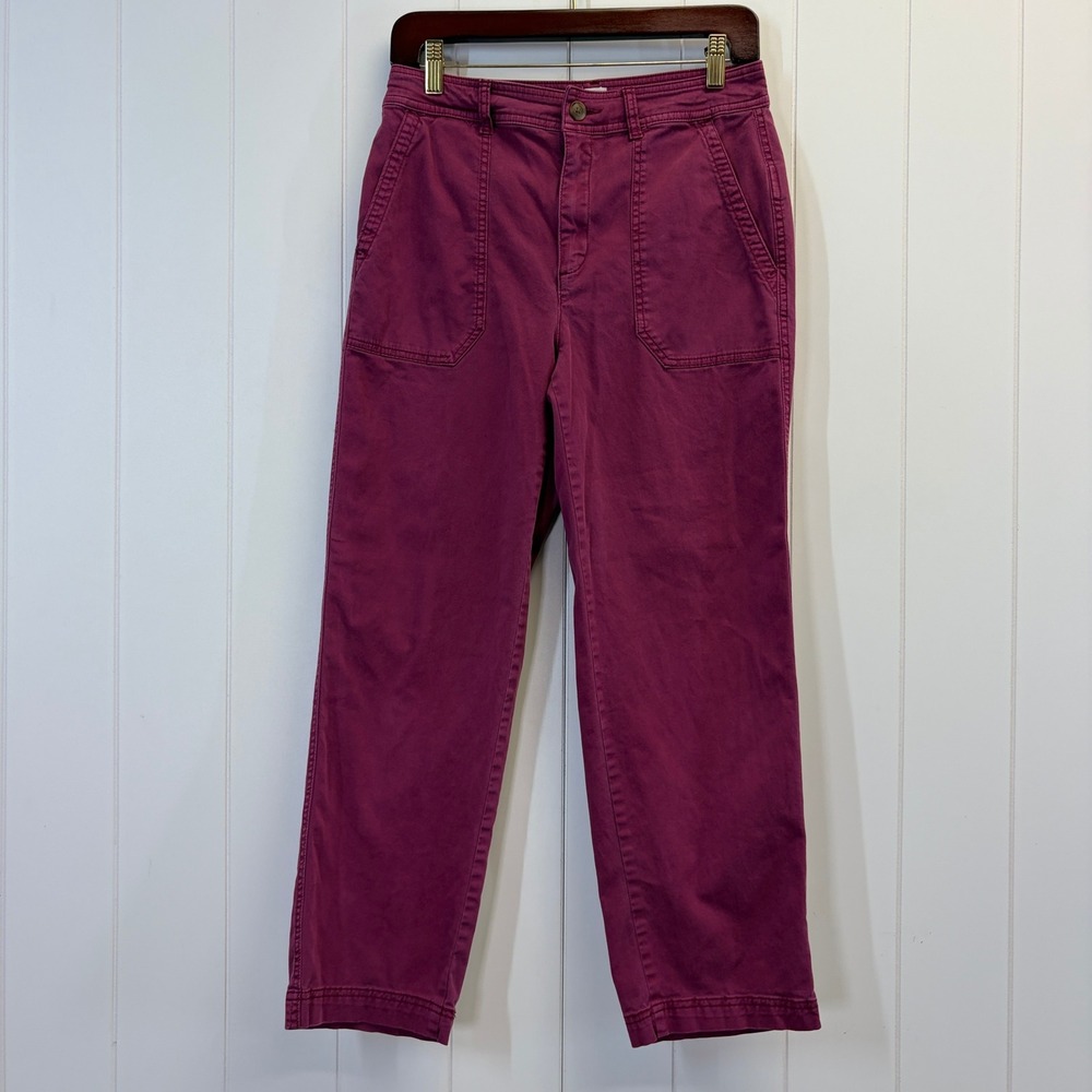 Gap Utility Girlfriend Khaki Cropped Pants Women Size 4 Casual Gorpcore Summer